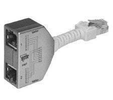 Btr Netcom Cable Sharing Adapter Pnp 1 Divisor De Red Plata