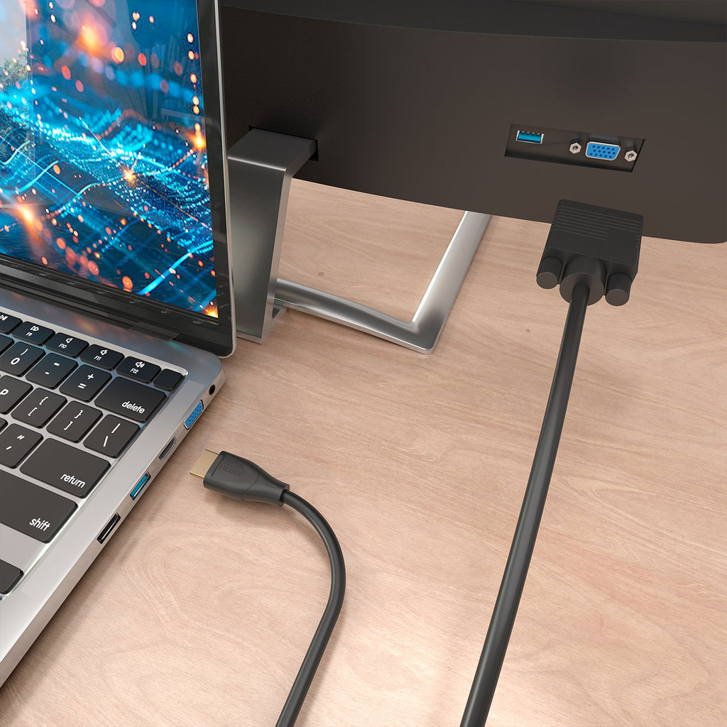 EAN 8435739904770 - AISENS A122-1010 adaptador de cable de vídeo 1 m HDMI tipo A (Estándar) VGA (D-Sub) imagen 4