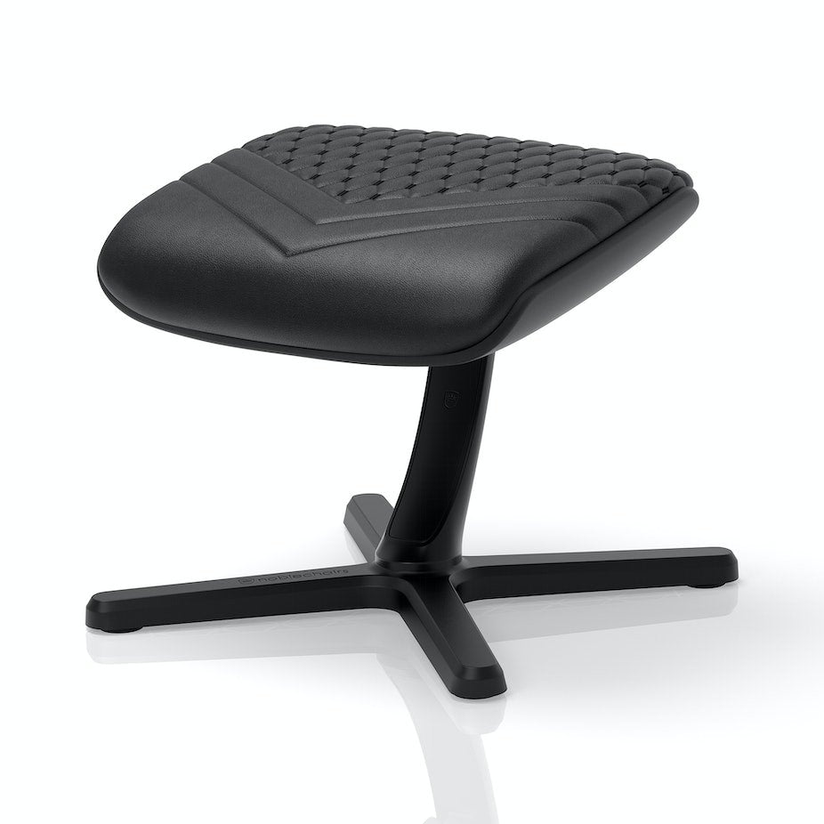 Noblechairs Reposapiés 2 - Echtleder Negro