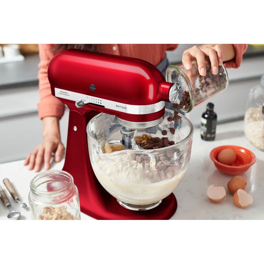 Robot Kitchenaid Artisan 5ksm185ps  De Cocina 300 W 4,8 L Rojo