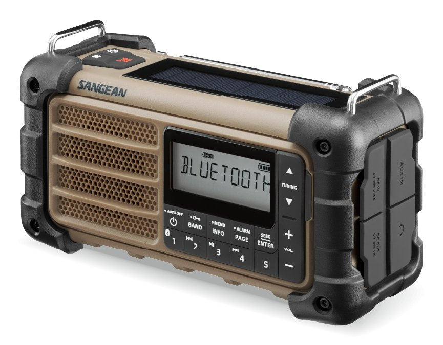 Radio Sangean Mmr-99 De Emergencia Con Sintonización Digital Naranja Desierto