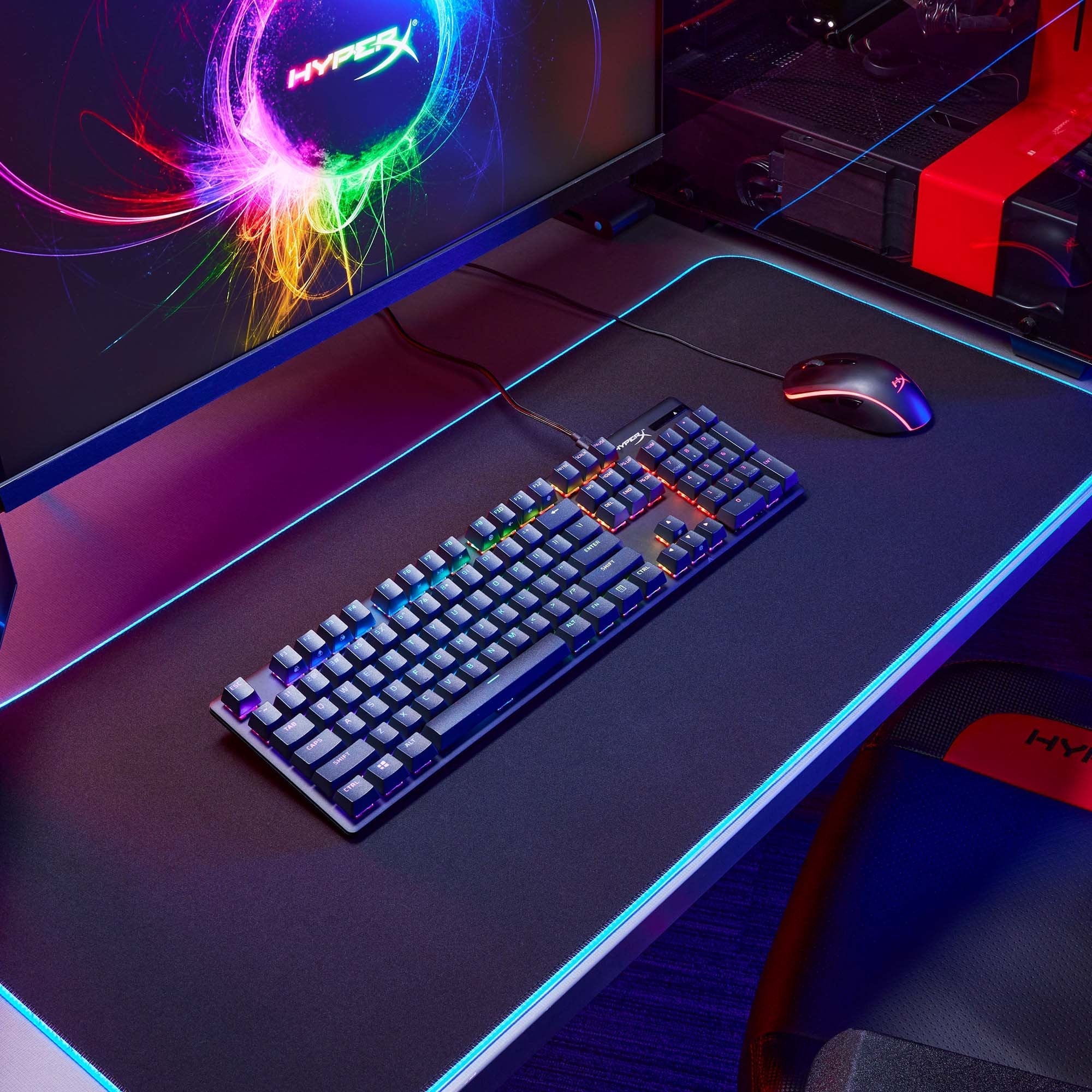 EAN 196337969742 - HyperX Alloy Origins PBT HX Aqua Gaming Keyboard teclado Juego USB Negro imagen 7