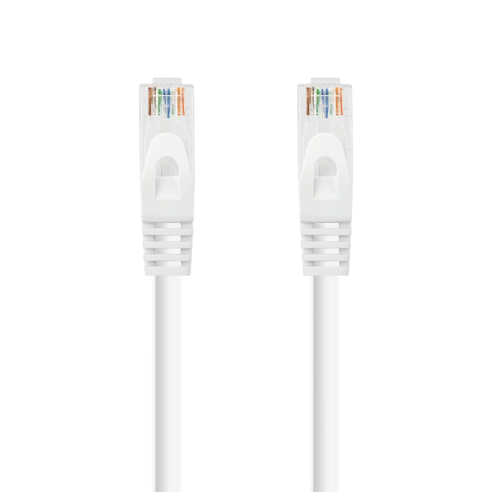 Nanocable Cable De Red Rj45 Lszh Cat.6a Utp Awg24 0.50m - Blanco