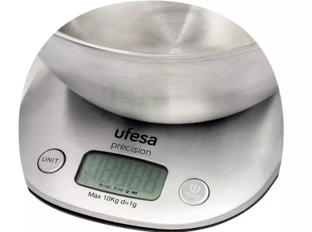 EAN 8422160047961 - Ufesa BC1700 Acero inoxidable Encimera Báscula electrónica de cocina imagen 2