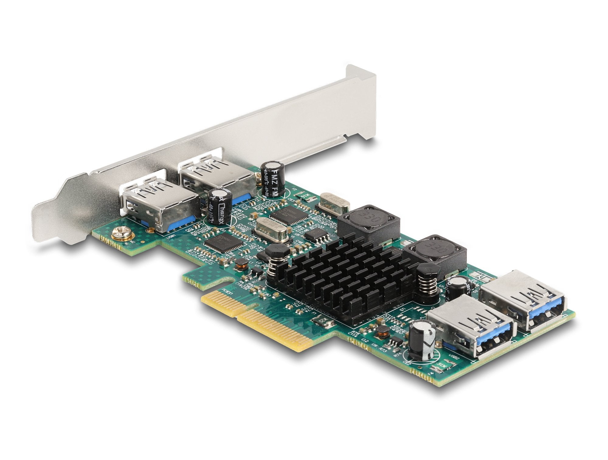 Delock Pci Express X4 Tarjeta A 2 X Extern Usb 5 Gbps Typ-A +
