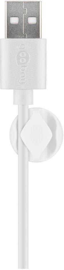 Microconnect Cablemana-6w Organizador De Cables Escritorio Soporte Para Cables Blanco 6 Pieza(S)