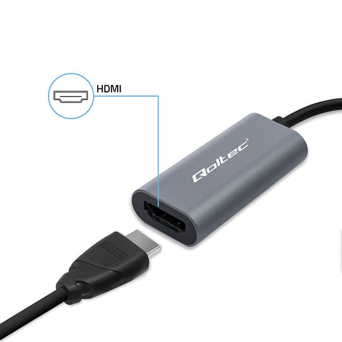 EAN 5901878503318 - Qoltec 50331 tarjeta y adaptador de interfaz USB Tipo C imagen 3