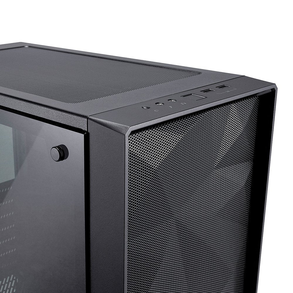 Caja Pc Fractal Design Meshify C Blackout Ventana Cristal Templado Atx, Midi-Tower, Pc, Atx,Itx,Micro-Atx, Negro, 17,5 Cm, 31,5 Cm