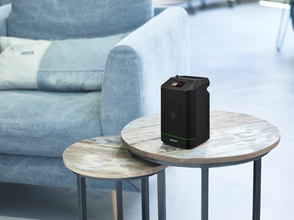 Radio Sangean Wfs-58 Negro Portátil De Internet