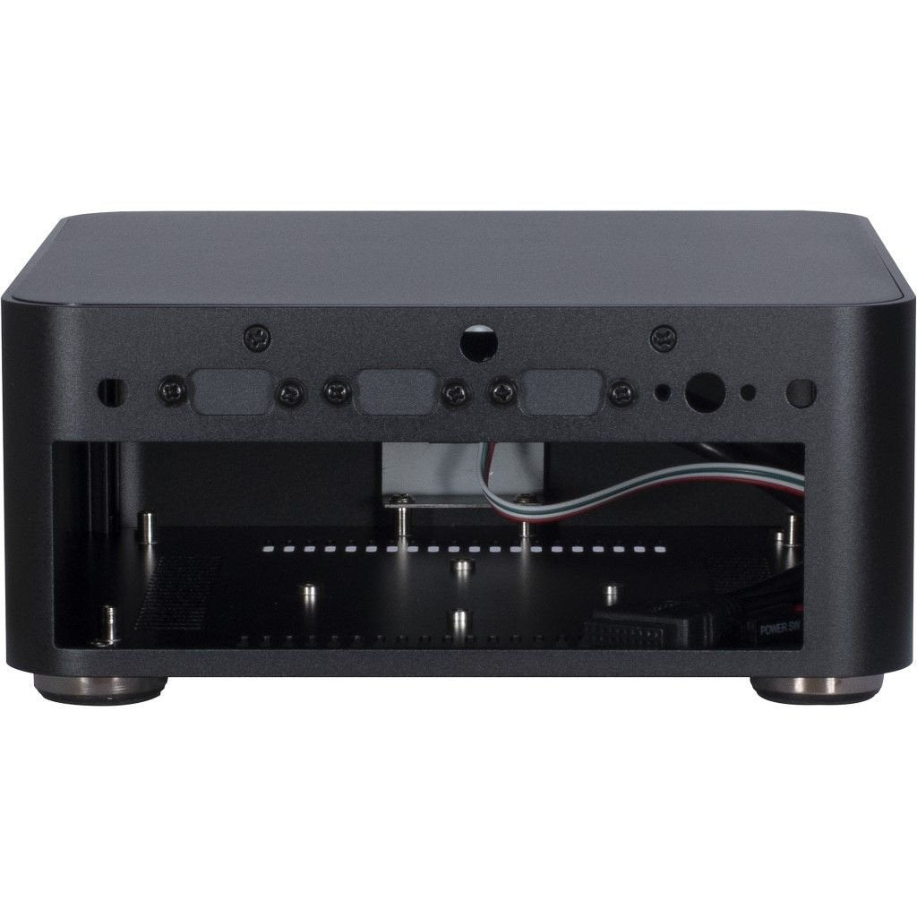 Inter-Tech Itx A80s Mini Tower Negro 60 W, Caja Htpc Negro, Mini Tower, Pc, Negro, Itx, Aluminio, 4 Cm