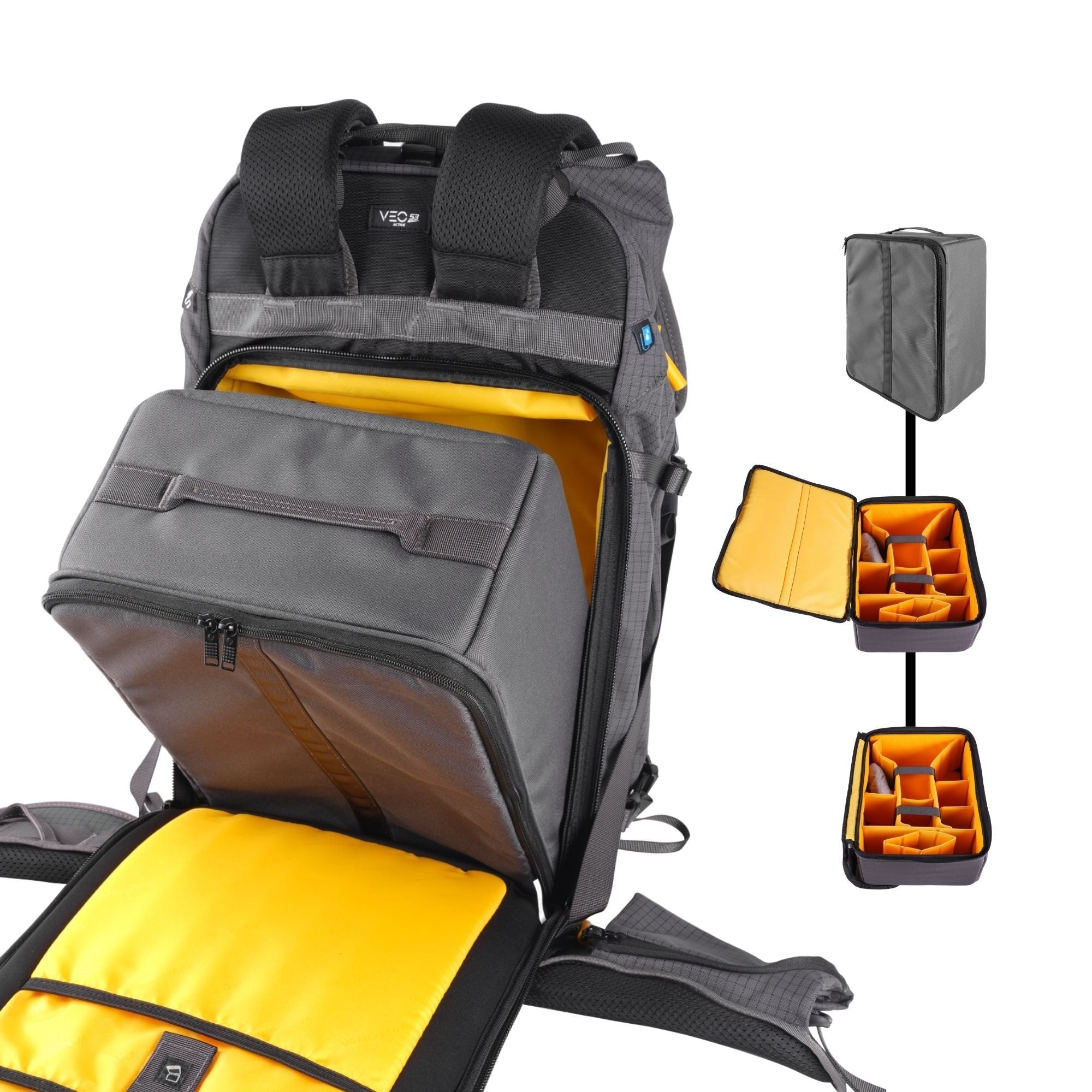 EAN 4719856250038 - Vanguard VEO ACTIVE46 GY estuche para cámara fotográfica Mochila Gris imagen 3