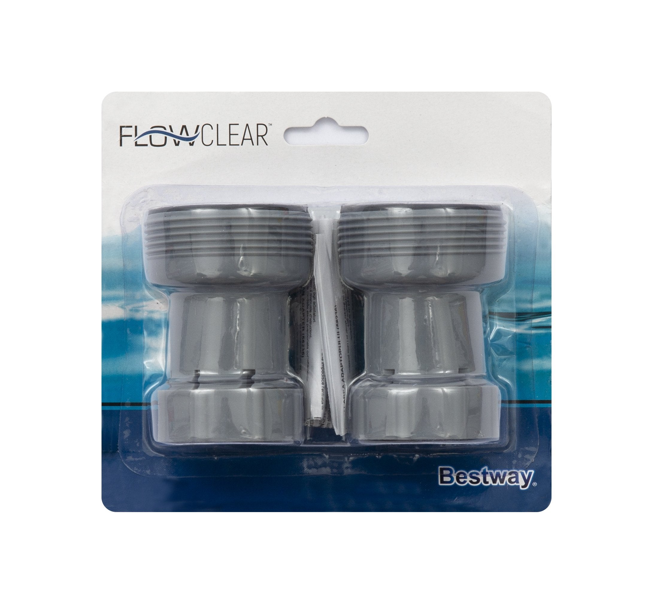 Bestway 58236 -  Adaptadores De Manguera Dimetro 38 Mm Con Vlvula De 32 Mm