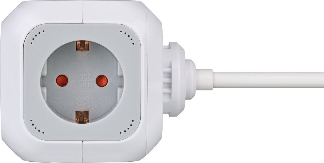 Brennenstuhl 1150090 Base Múltiple 1,4 M 4 Salidas Ac Interior Blanco