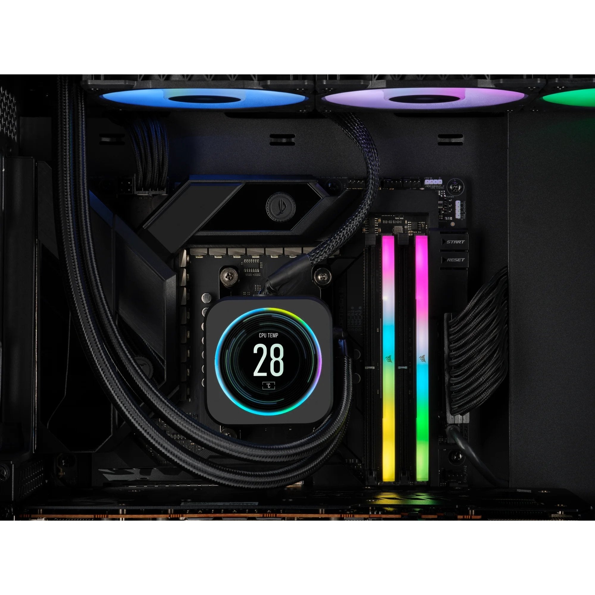 EAN 0840006664406 - Corsair Vengeance RGB CMH64GX5M2B6200C32 módulo de memoria 64 GB 2 x 32 GB DDR5 imagen 6