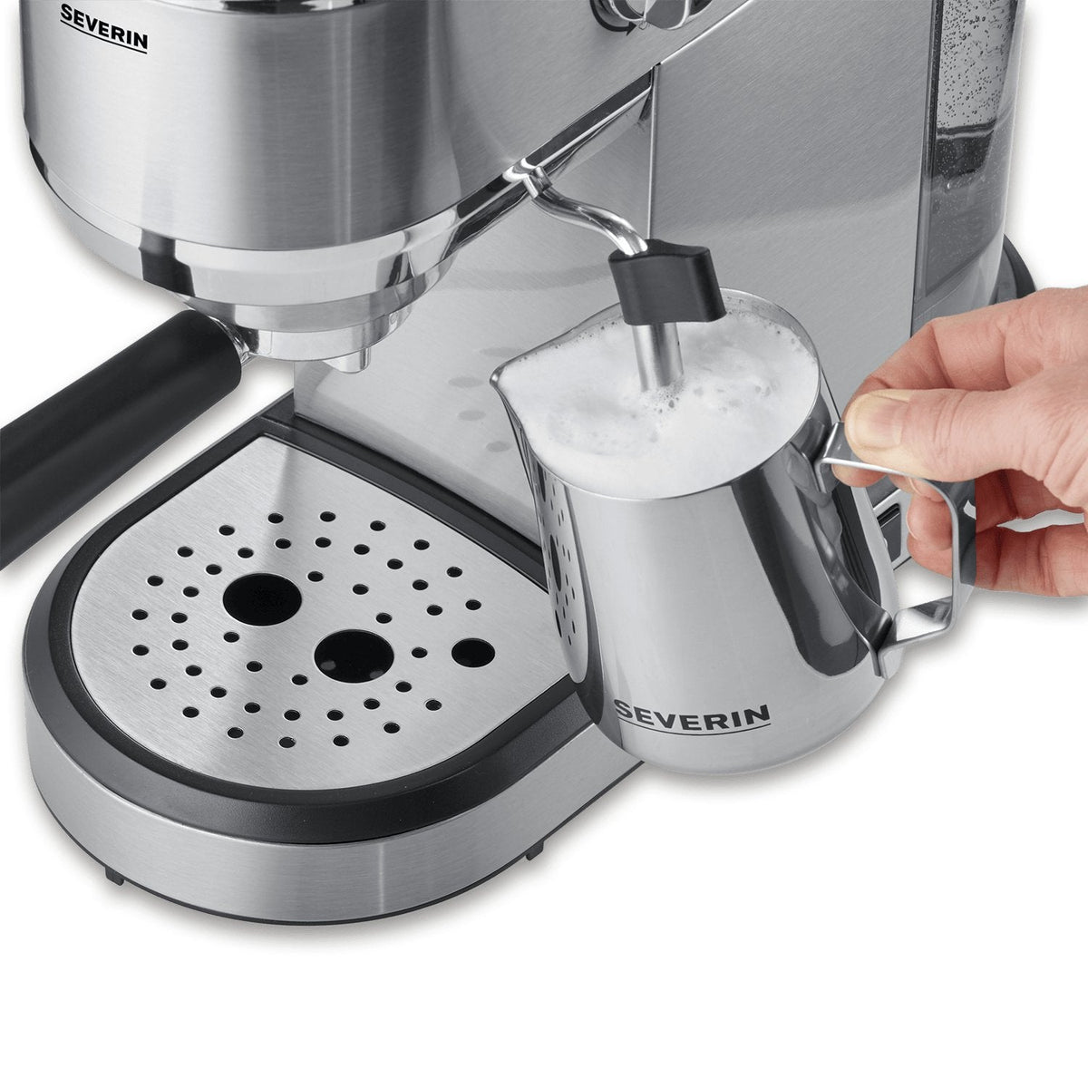 Severin Ka 5997 Newspresa Cafetera Espresso Plata