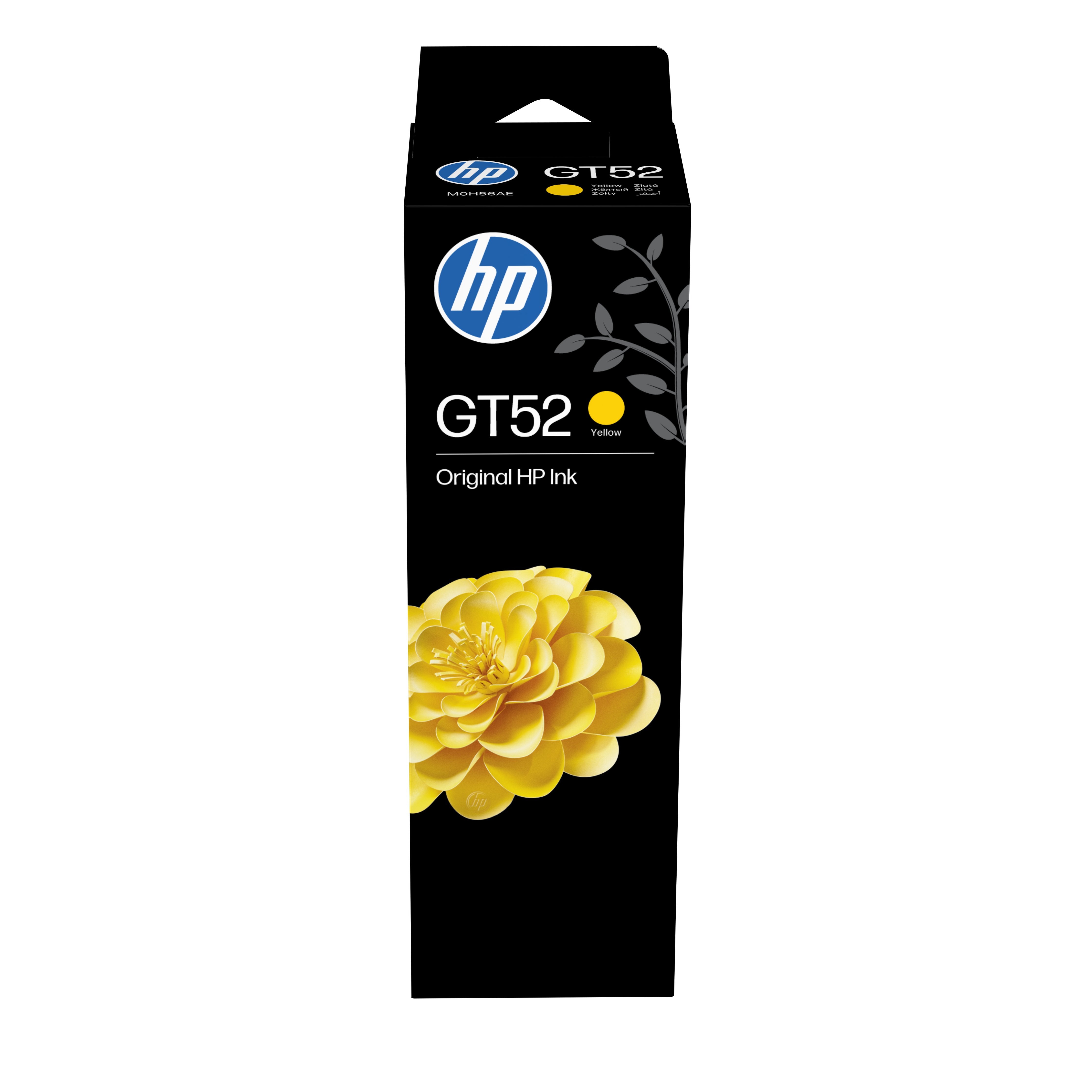 EAN 0190780132555 - HP GT52 Yellow Original Bottled Ink Cartridge for DeskJet GT SeriesPrinters imagen 1