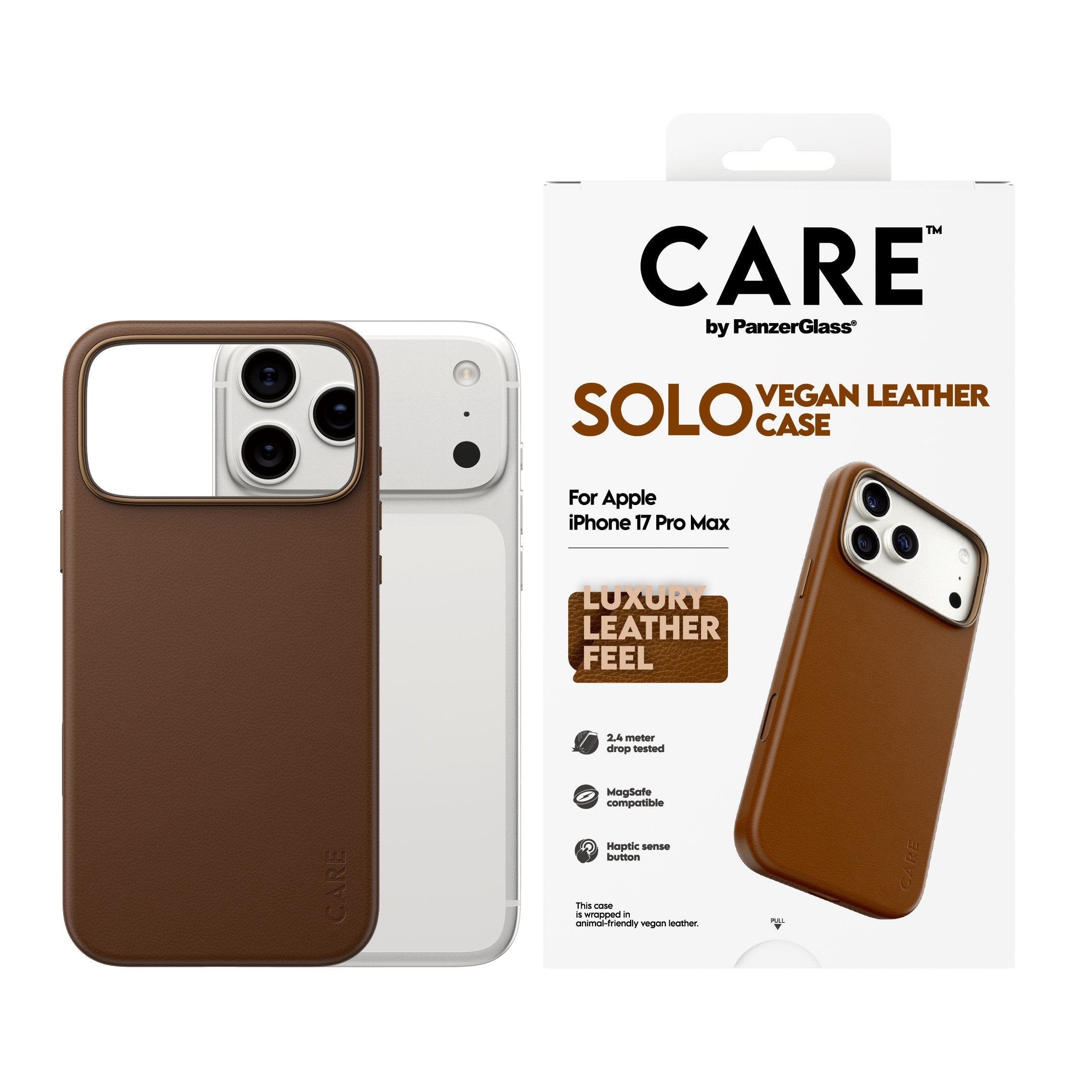 Panzerglass Care Solo Case Brown Ip 17 Pro Max