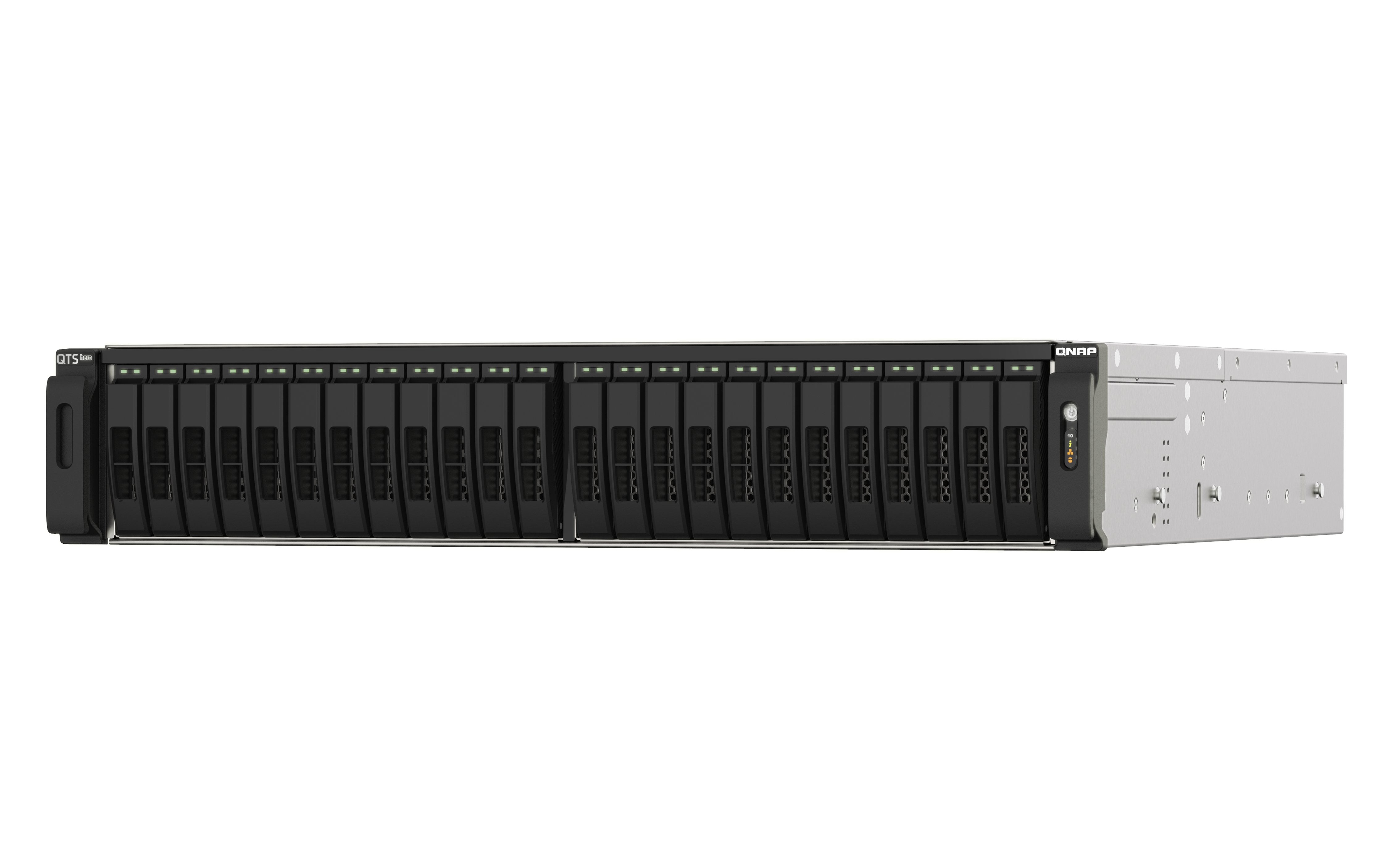 EAN 4713213518670 - QNAP TS-h2490FU NAS Bastidor (2U) EPYC 7302P 256 GB DDR4 0 TB QuTS hero Negro, Gris imagen 4