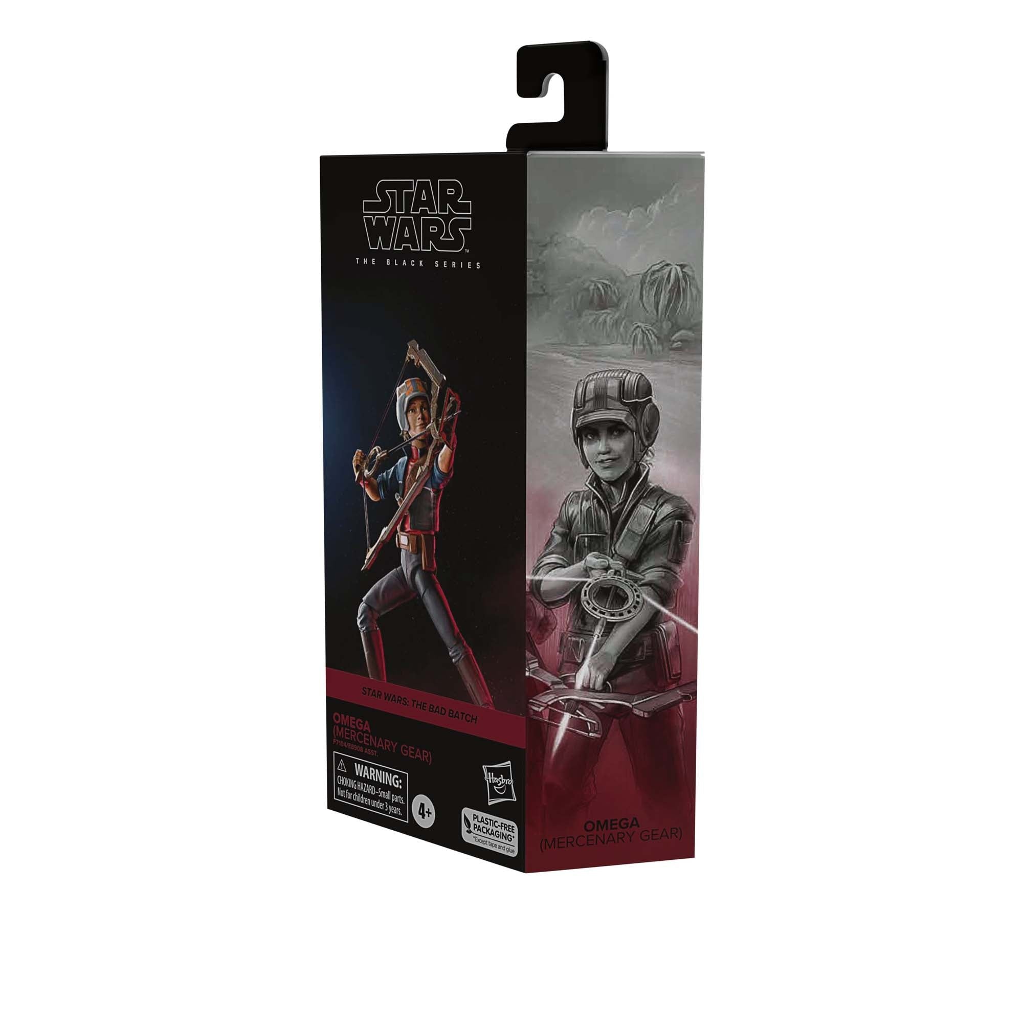 Figura Hasbro Star Wars The Black Series Omega (Equipo Mercenario)