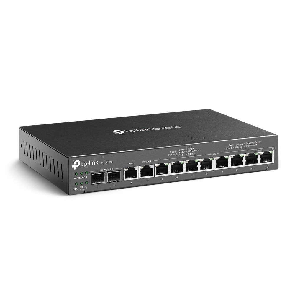 EAN 4897098688717 - TP-Link Omada ER7212PC router Gigabit Ethernet Negro imagen 2
