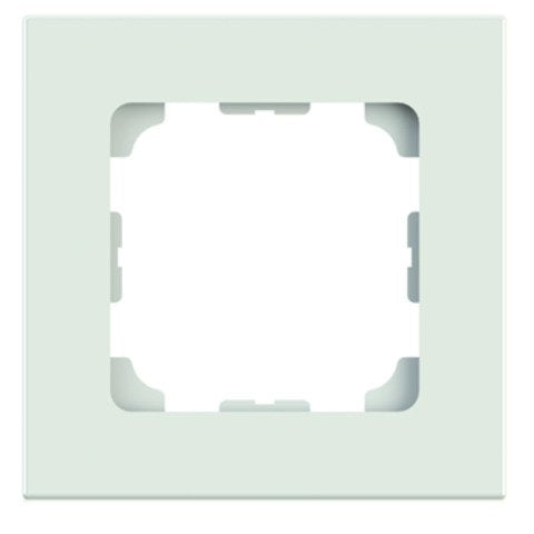 Telegärtner Abdeckrahmen 1-Fach 81x81x9,3mm Alpinblanco