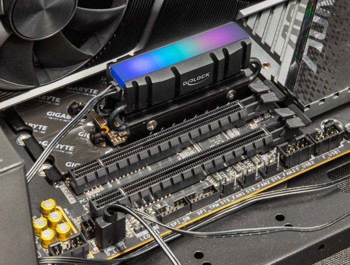M.2 Kühlkörper Für Ssd 2280 Mit Rgb Led Beleuchtung