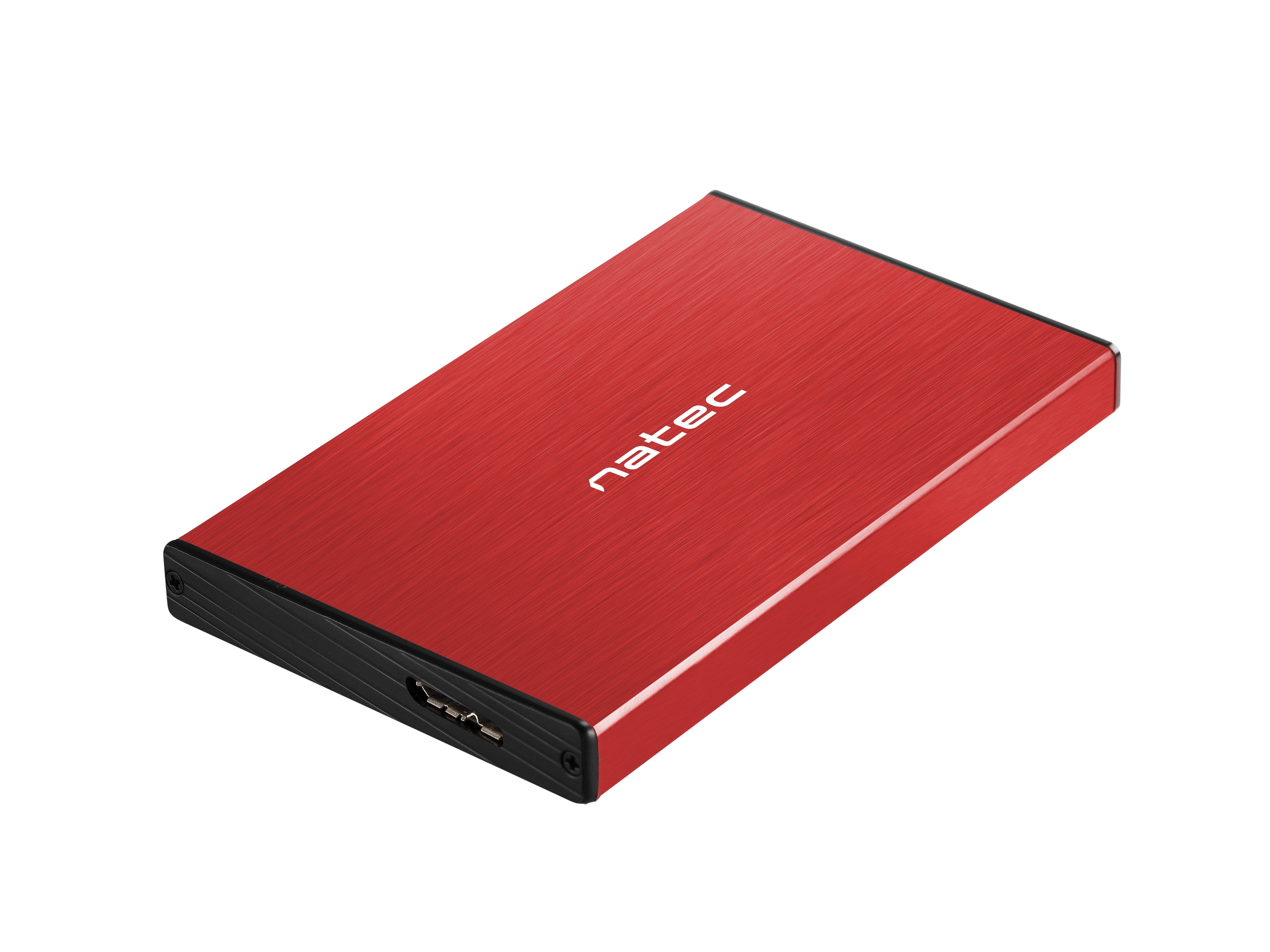 EAN 5901969412505 - NATEC Rhino GO Carcasa de disco duro/SSD Rojo 2.5" imagen 1