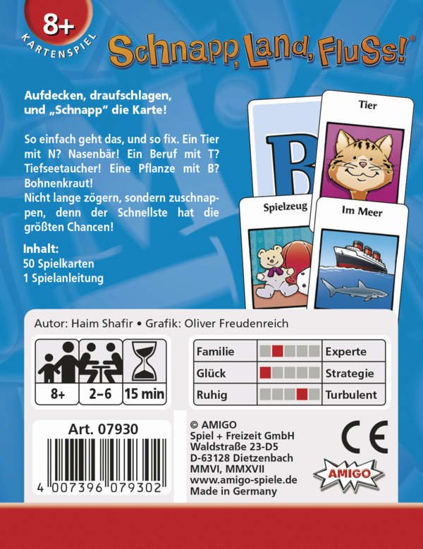 Amigo Schnapp, Land, Fluss! 07930