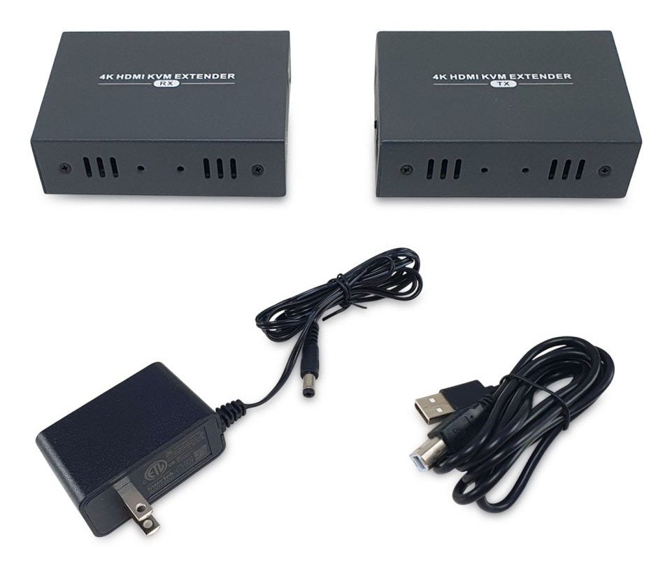 Levelone Hdmi Over Cat.5 6 Extender Kit 4k, 100m Negro
