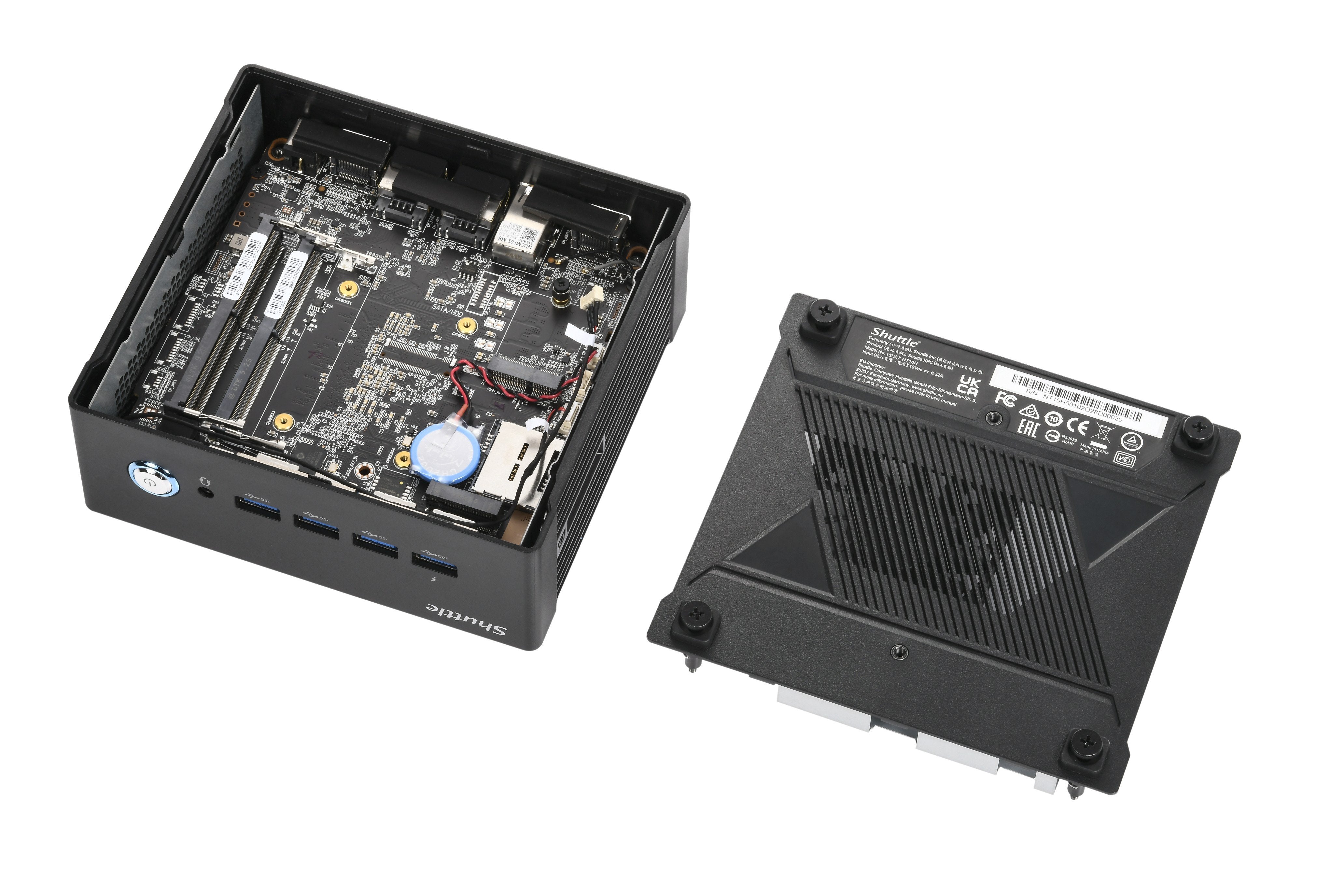 EAN 887993007687 - Shuttle Nano PC NT10H9 PC de tamaño 1L Negro 185H Intel® SoC imagen 6