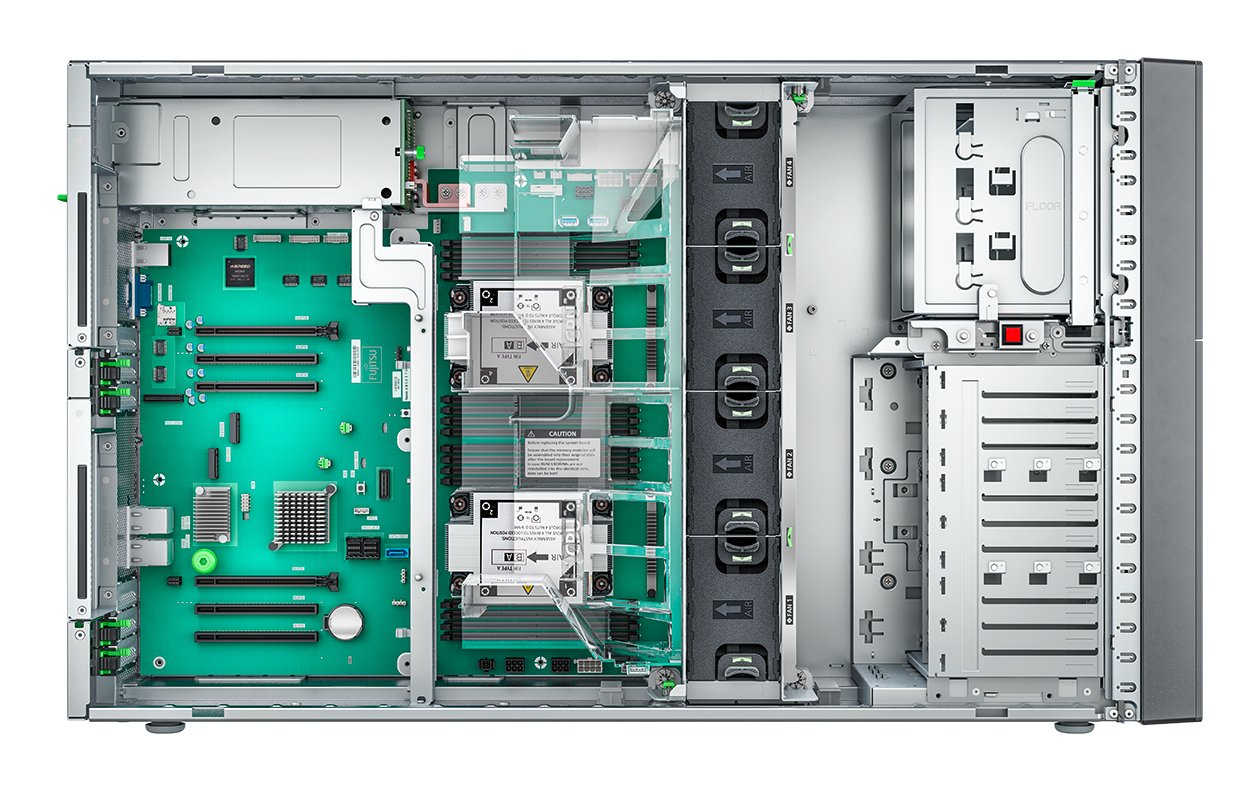EAN 4065221975274 - Fujitsu PRIMERGY TX2550 M7 servidor Torre Intel® Xeon® Silver 4410Y 2 GHz 32 GB DDR5-SDRAM 900 W imagen 4