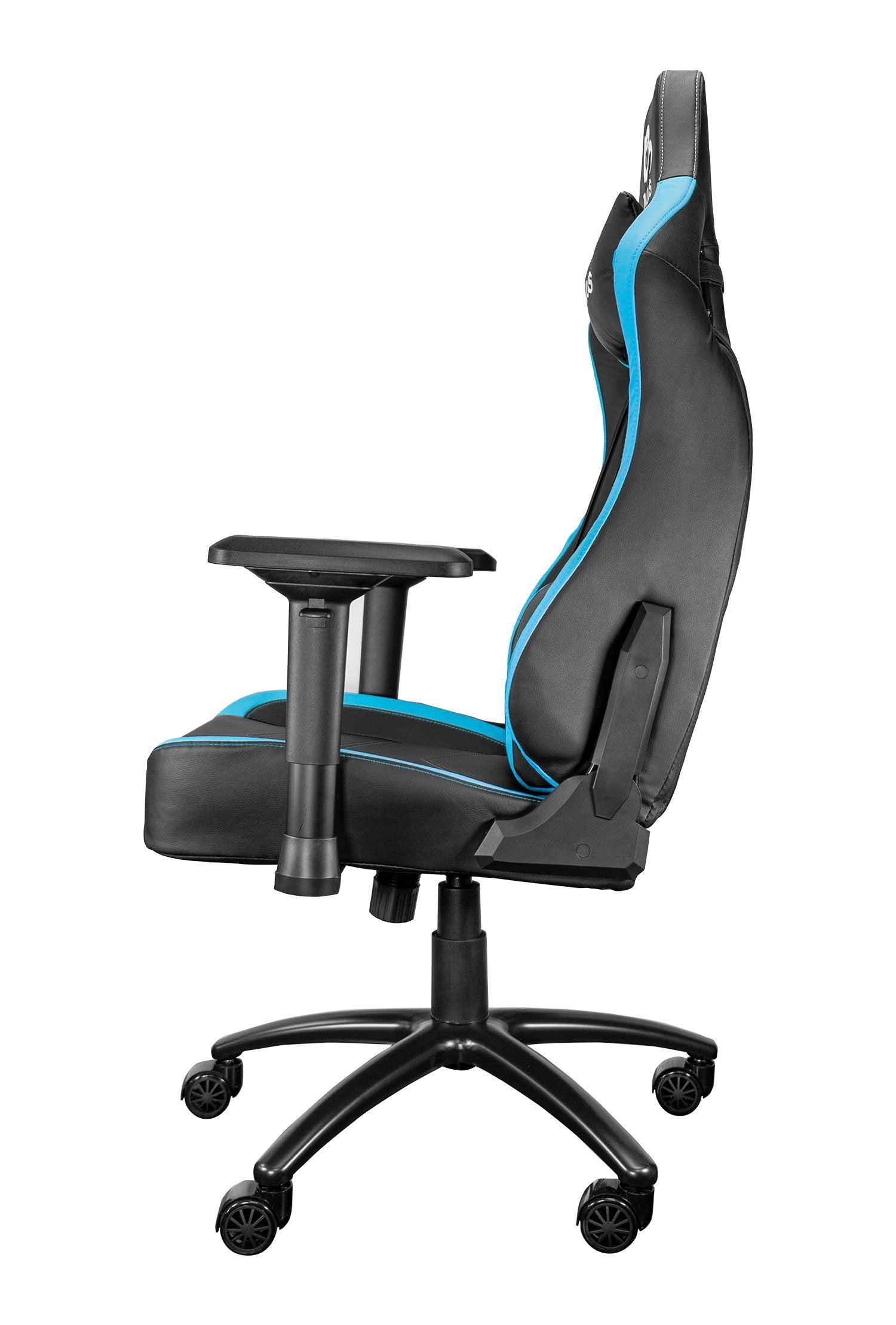 Talius Silla Vulture Gaming Negra/Azul Butterfly, Base Nylon, Ruedas Nylon, 4d