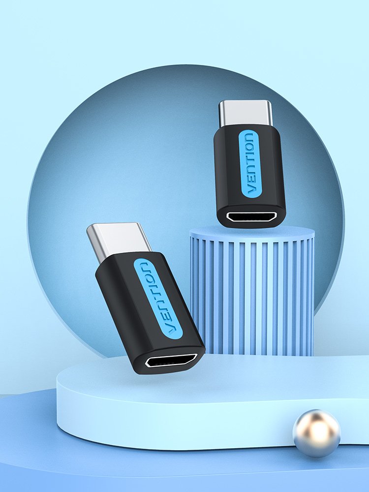 Adaptador Usb Vention Cdxb0 Usb Tipo-C Macho Microusb Hembra