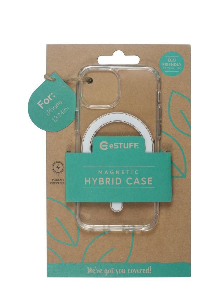 Estuff Magnetic Hybrid Clear Case For Iphone 13 Mini Funda Para Smartphone 13,7 Cm [5.4] Transparente