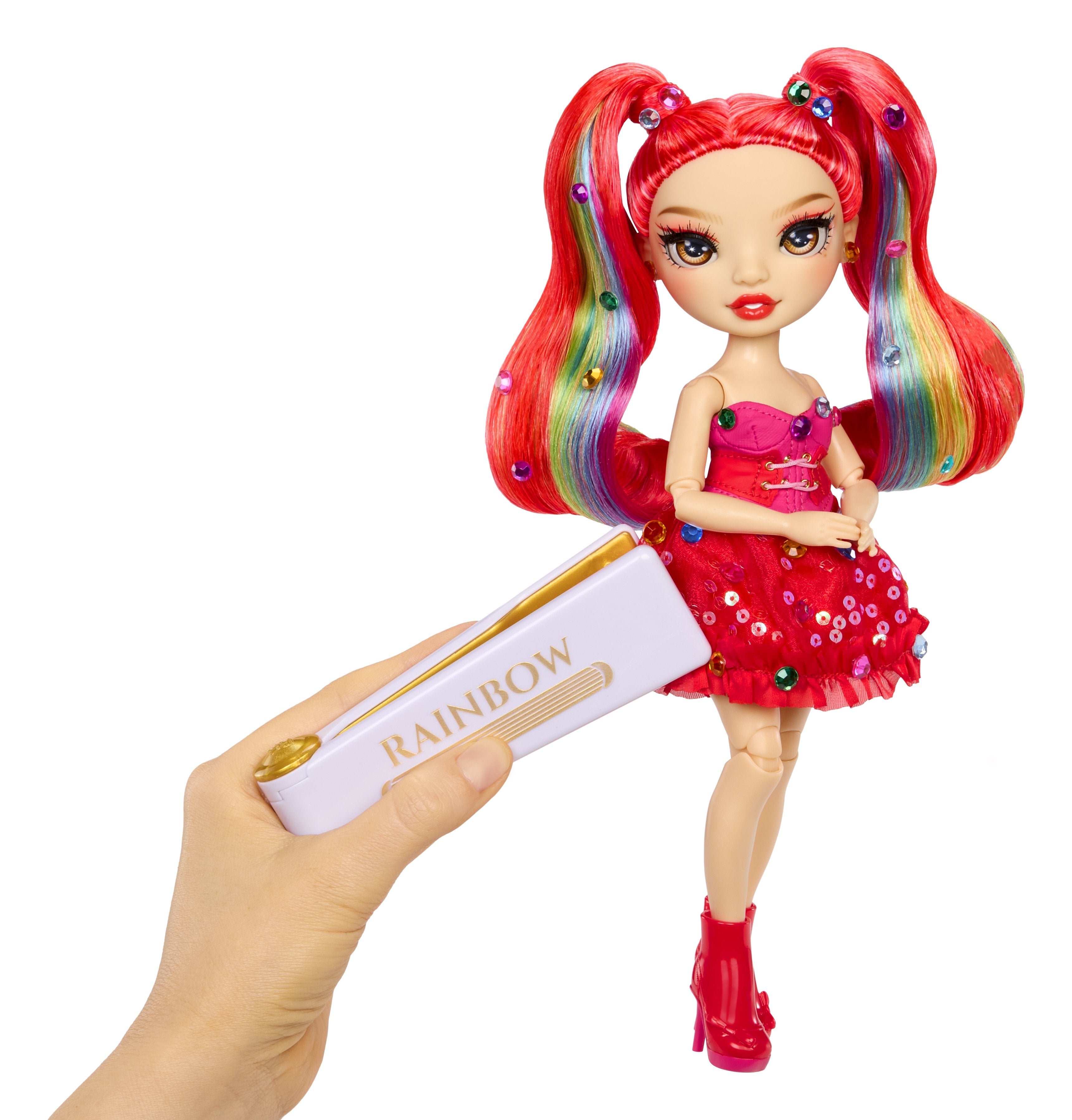 EAN 0035051597803 - Rainbow High Be Dazzling Fashion Dolls- Vivienne Rouge (Red) imagen 4