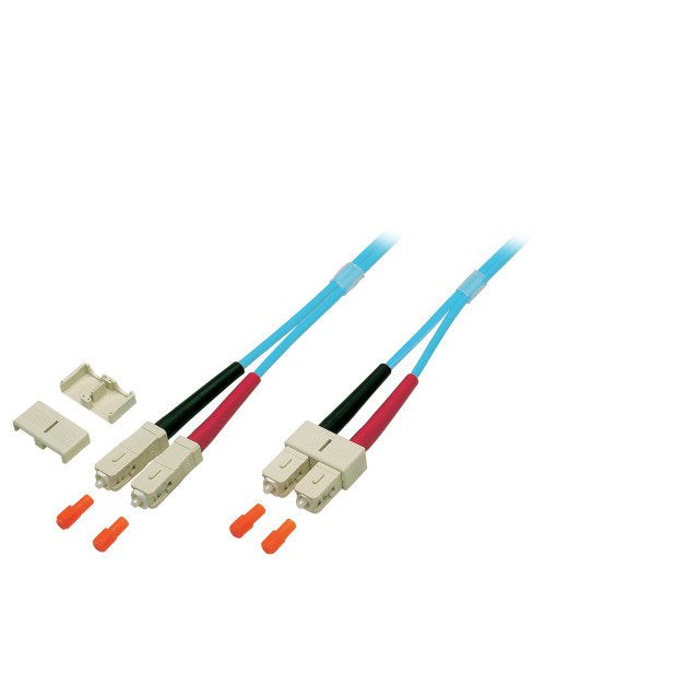 Efb Duplex Cable De Red Sc-Sc Om3 10m Lszh 3mm Aqua