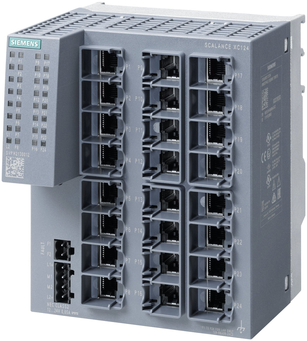 Siemens Industrial Ethernet Switch Scalance Xc124 - Switch - 0,1 Gbps