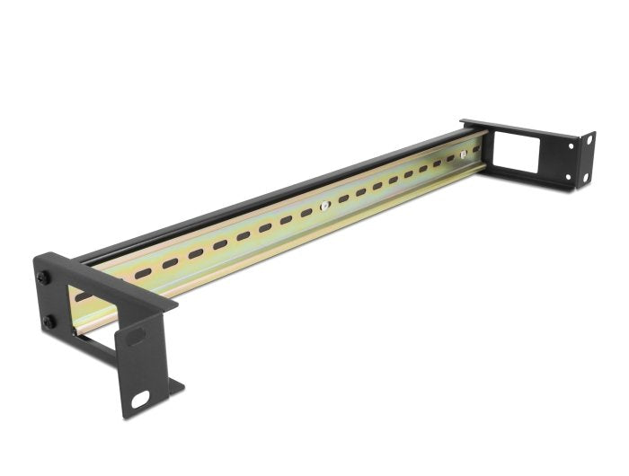 Delock 19" Hutschienenpanel Mit Seitlicher Cabledurchführung 1 He Negro