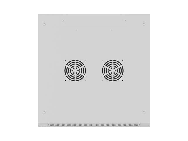Lanberg Rack Cabinet 19in Wall-Mount 4u 600x600 Flat Pack With Perforated Door Grey