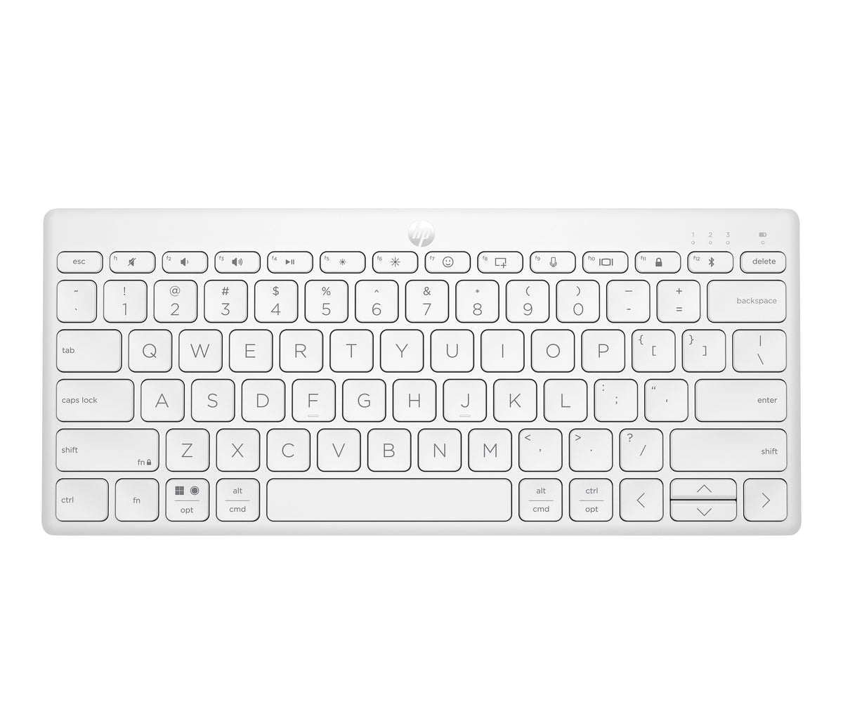 EAN 0196548516667 - HP 350 WHT Compact Multi-Devic - Tastatur - Bluetooth 5 teclado Hogar Blanco imagen 8