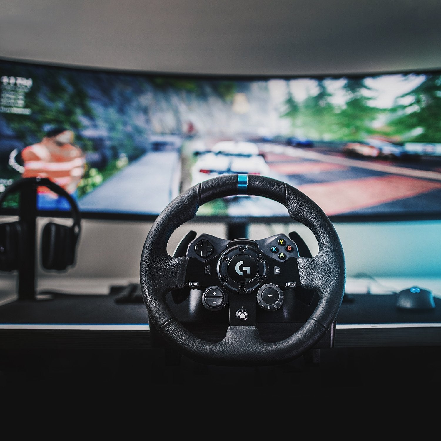 Logitech G923 Racing Wheel And Pedals For Xbox One And Pc - N A - N A - Emea