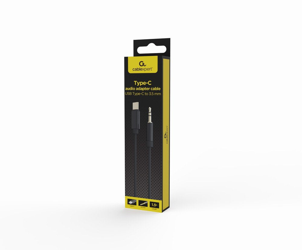 EAN 8716309129756 - Gembird CCA-CM3.5M-1.5M cable de audio 1,5 m 3,5mm Negro imagen 3