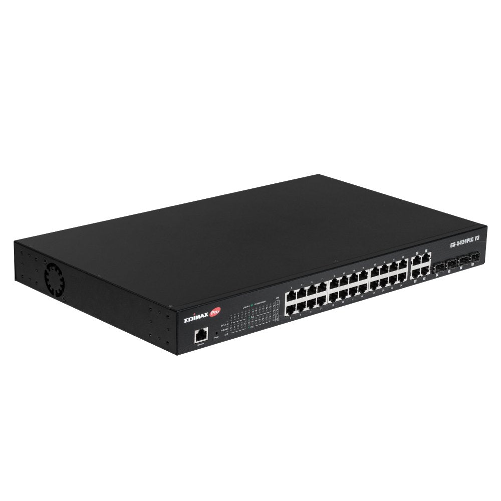 Edimax Switch Pro 24x Ge Gs-5424plc V3 Poe