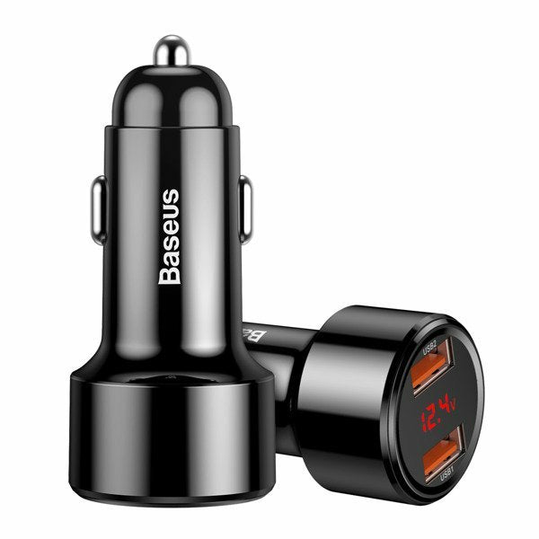 Cargador De Coche Baseus Magic Ccmlc20a-01 2x Usb Qc 3.0 45w