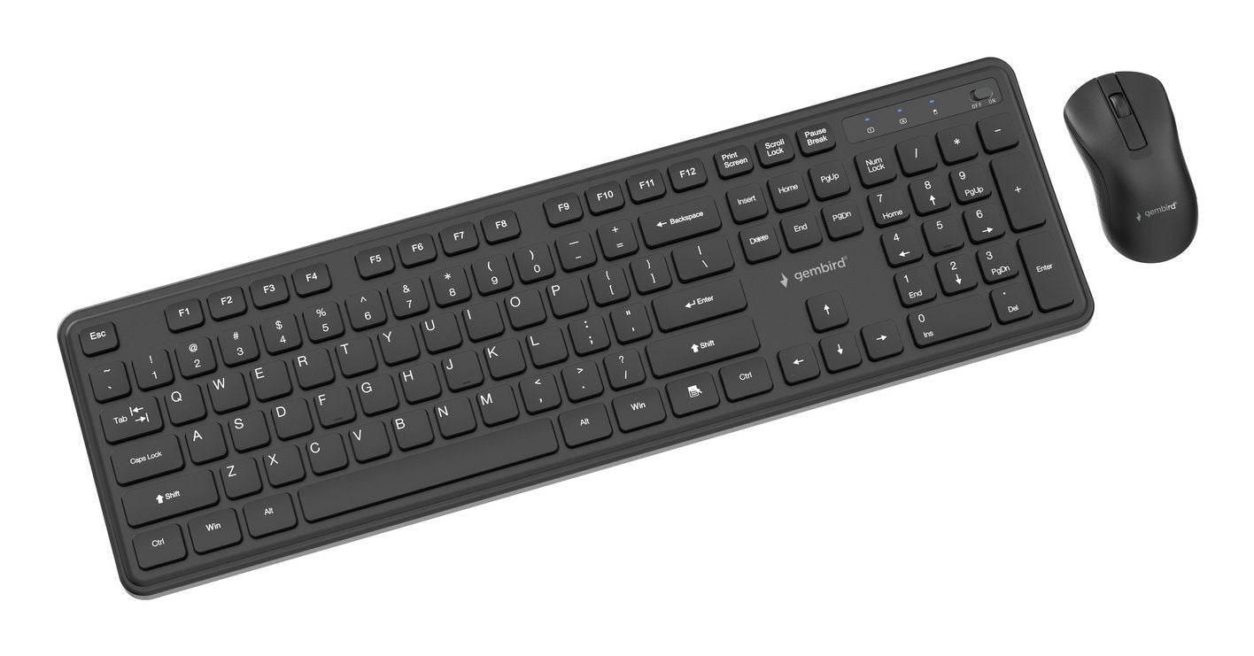 Gembird Slim Pro Business Wireless Desktop Set Negro Us Layout