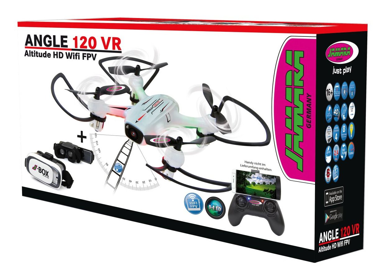 EAN 4042774436407 - Jamara 422029 dron con cámara 4 rotores Cuadricóptero Blanco imagen 2