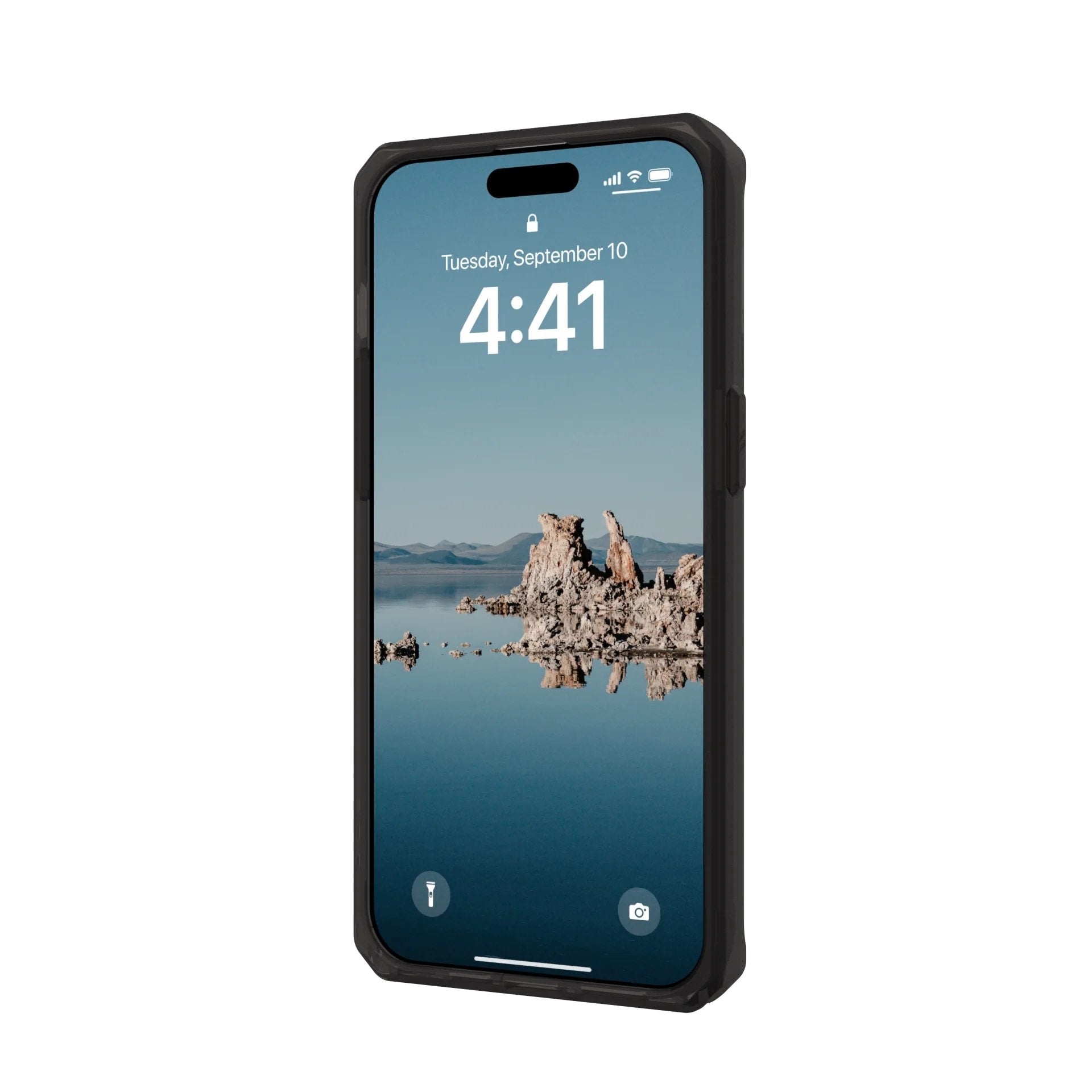 Urban Armor Gear 114305114381 Funda Para Iphone 15 Pro Max  (6.7") Negro, Translúcido