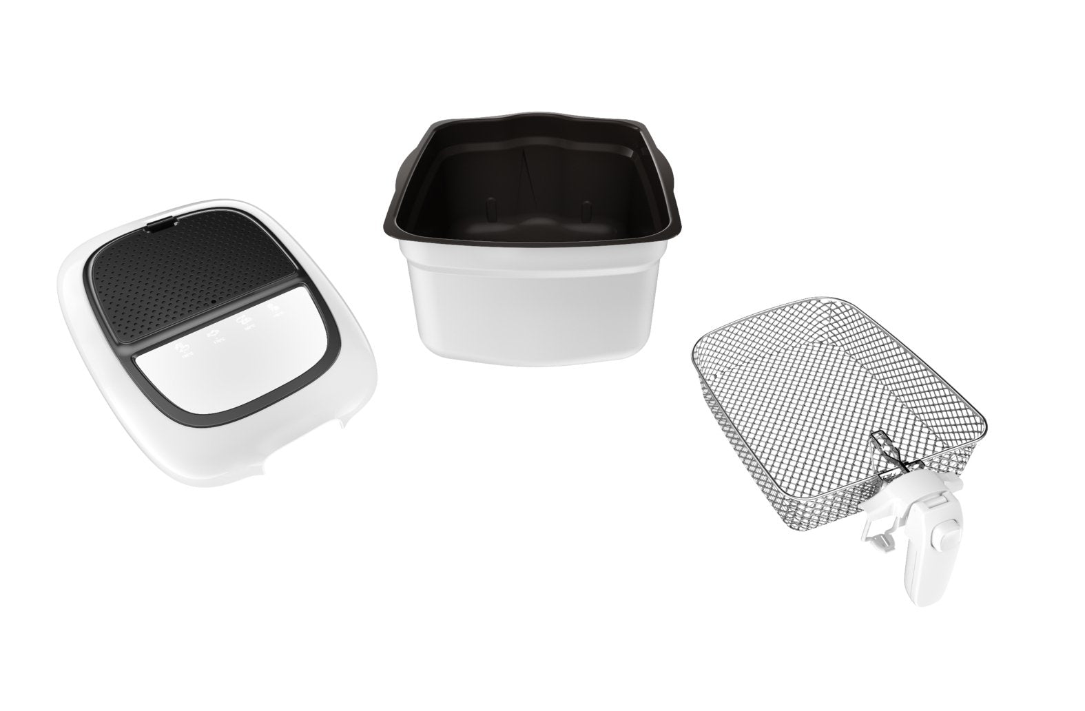Freidora Tefal Super Uno Fr3140,  Blanco/Negro, Con Temporizador Fr3140