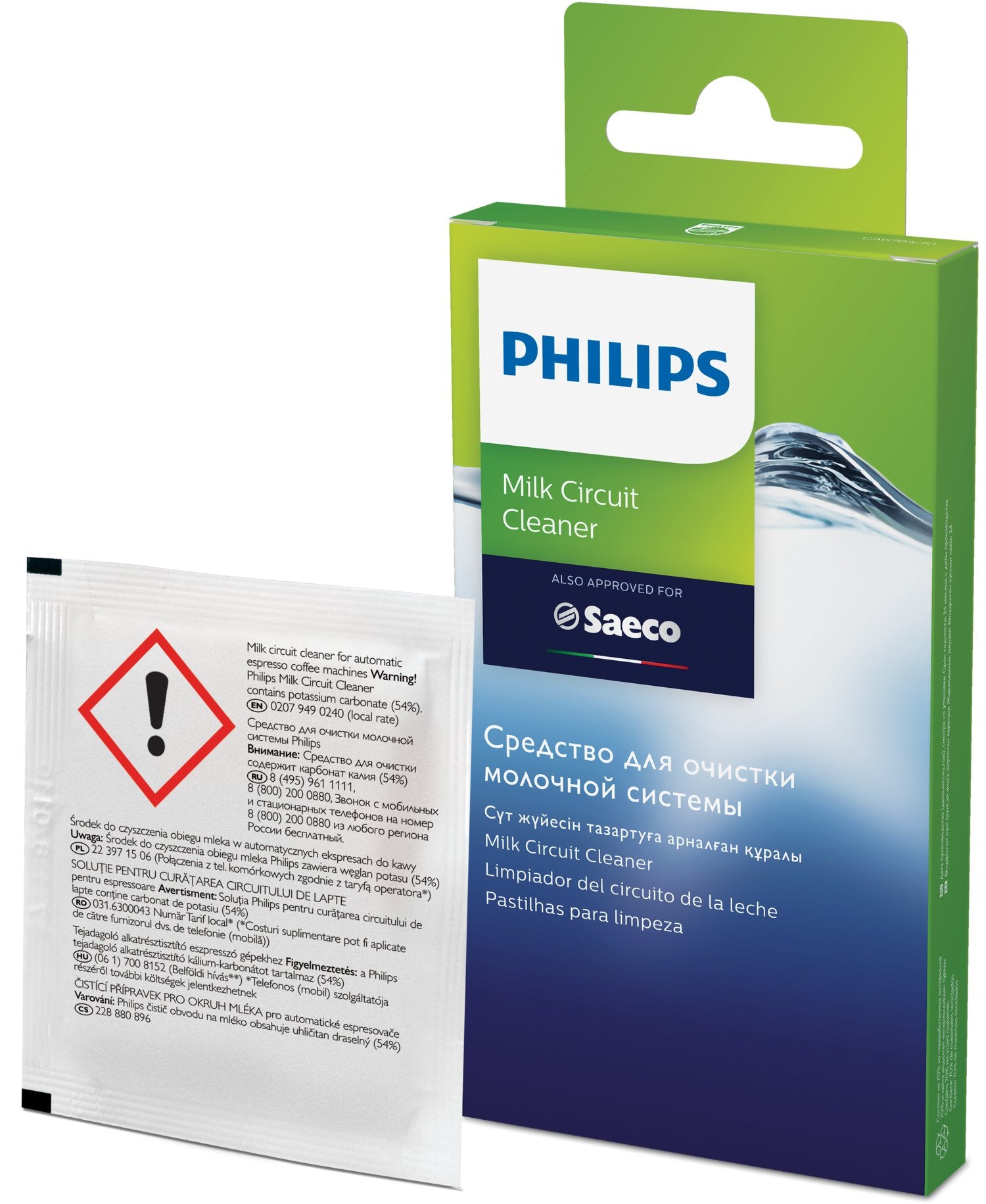 Philips Igual Que Ca6705/60 Bolsitas Limpiador Para Circuito Leche