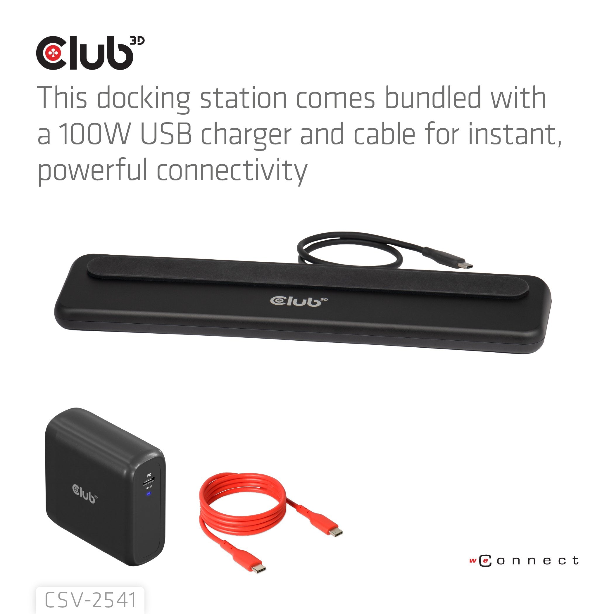 Club3d Usb-C 12in1-Dock >Dp1.4 2xhdmi 2xusb-C 8k30hz Pd100w Retail